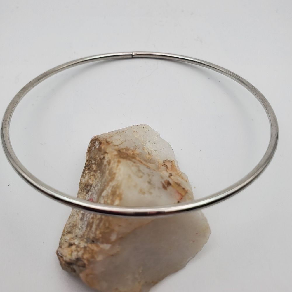 Silver tone galaxy bracelet slider‎